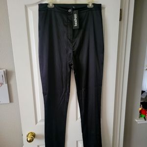 Silk black pants